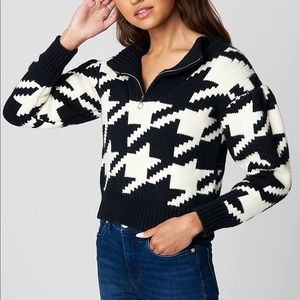 BLANK NYC Half Zip Sweater